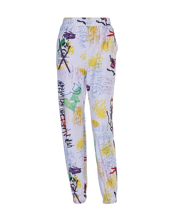 Fashion Digital Printed Casual Trousers Pants With Pockets